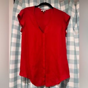 Joie red blouse